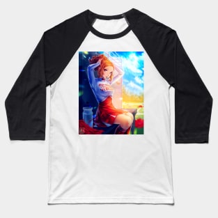 Cheerleader Haru Okumura Baseball T-Shirt